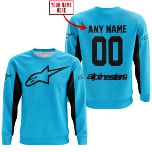 Custom name BraapGirls CUSTOM NAME RACING – LIMITED EDITION – ALPINESTARS – SKY BLUE V2 Alpinestars for motocross girls and dirt bike riders - Alpinestars vi...
