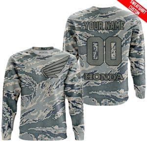 Custom name BraapGirls LIMITED EDITION PRODUCTS – US AIR PORCE – HONDA RACING – CUSTOM NAME Brands for motocross girls and dirt bike riders - Brands view 2