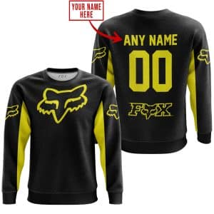 Custom name BraapGirls CUSTOM NAME RACING – LIMITED EDITION – FOX RACING – YELLOW Brands for motocross girls and dirt bike riders - Brands view 3