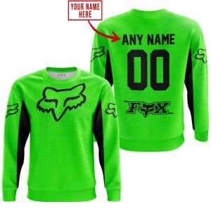 Custom name BraapGirls CUSTOM NAME RACING – LIMITED EDITION – FOX RACING V2 – GREEN Brands for motocross girls and dirt bike riders - Brands view 2