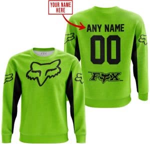 Custom name BraapGirls CUSTOM NAME RACING – LIMITED EDITION – FOX RACING V2 – GREEN 1 Brands for motocross girls and dirt bike riders - Brands view 3
