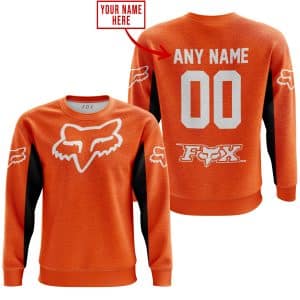 Custom name BraapGirls CUSTOM NAME RACING – LIMITED EDITION – FOX RACING V2 – ORANGE Brands for motocross girls and dirt bike riders - Brands view 3