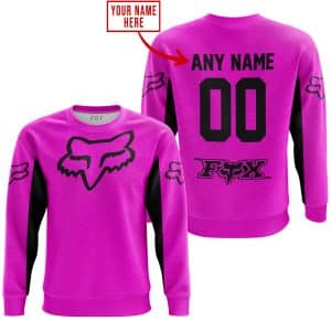 Custom name BraapGirls CUSTOM NAME RACING – LIMITED EDITION – FOX RACING V2 – PINK Brands for motocross girls and dirt bike riders - Brands view 3