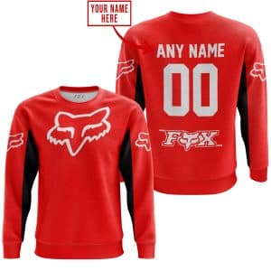 Custom name BraapGirls CUSTOM NAME RACING – LIMITED EDITION – FOX RACING V2 – RED Brands for motocross girls and dirt bike riders - Brands view 3