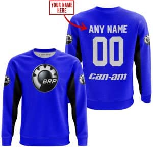 Custom name BraapGirls CUSTOM NAME RACING – LIMITED EDITION – CAN AM – BLUE V2 Brands for motocross girls and dirt bike riders - Brands view 3