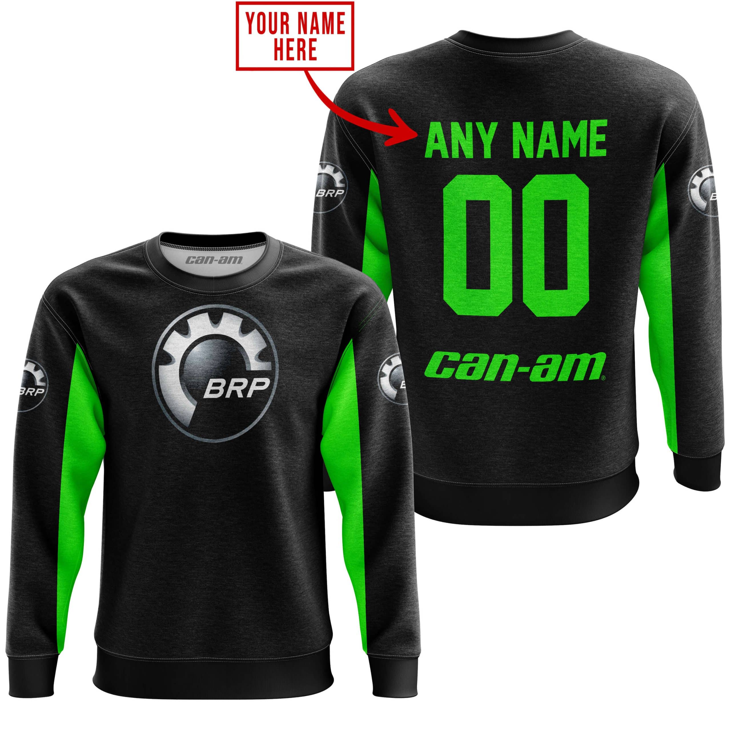 CUSTOM NAME RACING - LIMITED EDITION - CAN AM - GREEN view 5