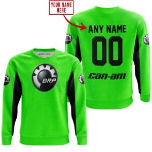 Custom name BraapGirls CUSTOM NAME RACING – LIMITED EDITION – CAN AM – GREEN V2 Brands for motocross girls and dirt bike riders - Brands view 3