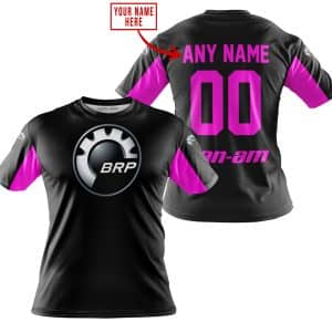 Custom name BraapGirls CUSTOM NAME RACING – LIMITED EDITION – CAN AM – PINK Brands for motocross girls and dirt bike riders - Brands view 2