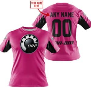Custom name BraapGirls CUSTOM NAME RACING – LIMITED EDITION – CAN AM – PINK 1 V2 Brands for motocross girls and dirt bike riders - Brands view 2
