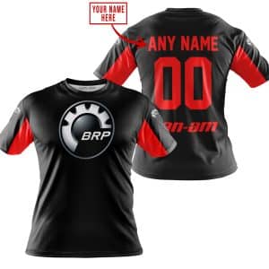 Custom name BraapGirls CUSTOM NAME RACING – LIMITED EDITION – CAN AM – RED Brands for motocross girls and dirt bike riders - Brands view 2