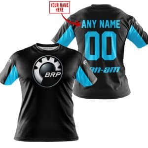 Custom name BraapGirls CUSTOM NAME RACING – LIMITED EDITION – CAN AM – SKY BLUE Brands for motocross girls and dirt bike riders - Brands view 2