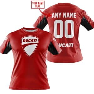 Custom name BraapGirls CUSTOM NAME RACING – LIMITED EDITION – DUCATI – RED V2 Brands for motocross girls and dirt bike riders - Brands view 3