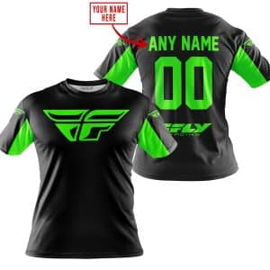 Custom name BraapGirls CUSTOM NAME RACING – LIMITED EDITION – FLY RACING- GREEN Brands for motocross girls and dirt bike riders - Brands view 2
