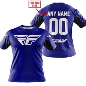 Custom name BraapGirls CUSTOM NAME RACING – LIMITED EDITION – FLY RACING- NAVY V2 Brands for motocross girls and dirt bike riders - Brands view 2