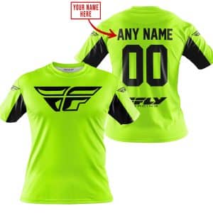 Custom name BraapGirls CUSTOM NAME RACING – LIMITED EDITION – FLY RACING- NEON V2 Brands for motocross girls and dirt bike riders - Brands view 2