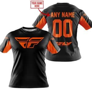 Custom name BraapGirls CUSTOM NAME RACING – LIMITED EDITION – FLY RACING- ORANGE Brands for motocross girls and dirt bike riders - Brands view 2