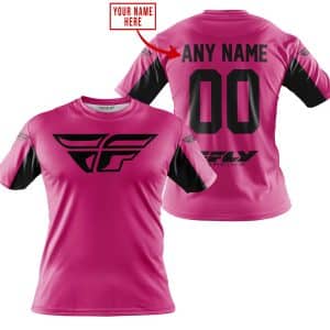 Custom name BraapGirls CUSTOM NAME RACING – LIMITED EDITION – FLY RACING- PINK 1 V2 Brands for motocross girls and dirt bike riders - Brands view 2