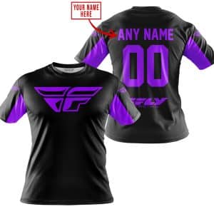 Custom name BraapGirls CUSTOM NAME RACING – LIMITED EDITION – FLY RACING- PURPLE Brands for motocross girls and dirt bike riders - Brands view 2