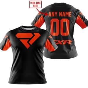 Custom name BraapGirls CUSTOM NAME RACING – LIMITED EDITION – FXR – ORANGE Brands for motocross girls and dirt bike riders - Brands view 2