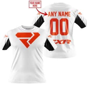 Custom name BraapGirls CUSTOM NAME RACING – LIMITED EDITION – FXR V2 – WHITE Brands for motocross girls and dirt bike riders - Brands view 2