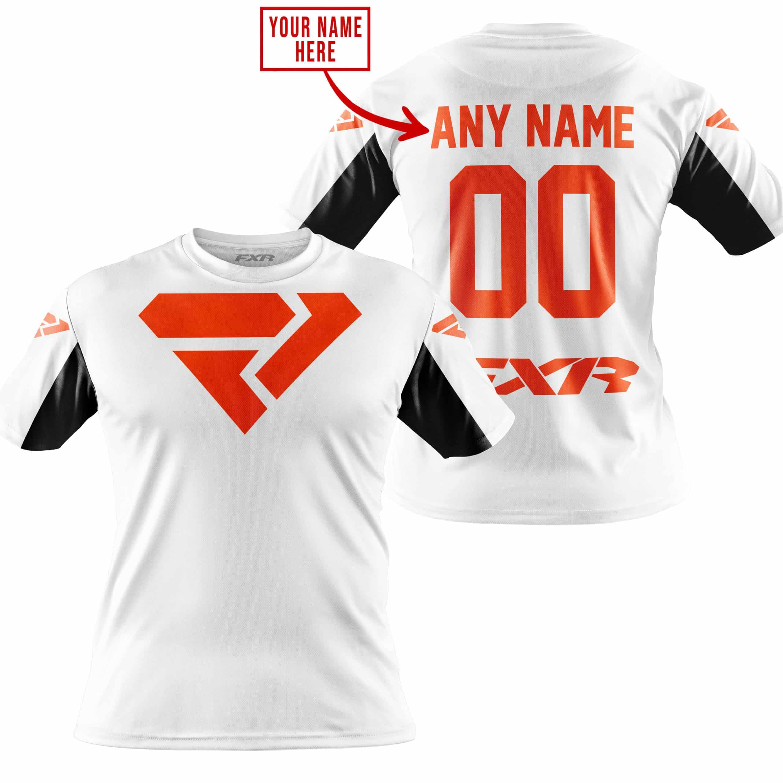 CUSTOM NAME RACING - LIMITED EDITION - FXR V2 - WHITE view 4