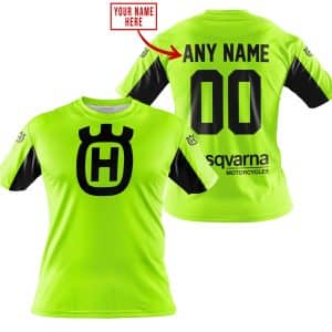 Custom name BraapGirls CUSTOM NAME RACING – LIMITED EDITION – HUSQVARNA – NEON V2 Brands for motocross girls and dirt bike riders - Brands view 2