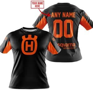 Custom name BraapGirls CUSTOM NAME RACING – LIMITED EDITION – HUSQVARNA – ORANGE Brands for motocross girls and dirt bike riders - Brands view 2