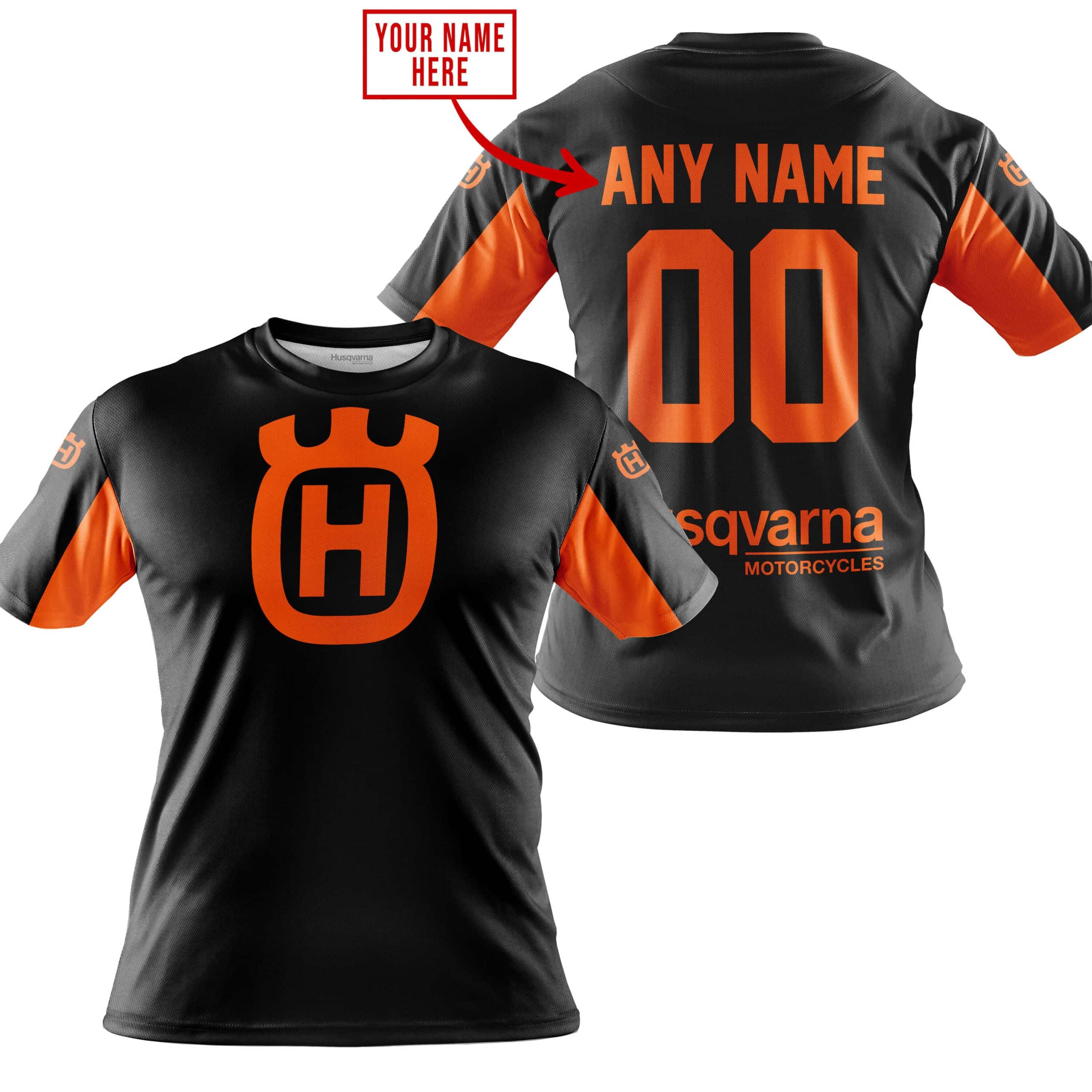 CUSTOM NAME RACING - LIMITED EDITION - HUSQVARNA - ORANGE view 4