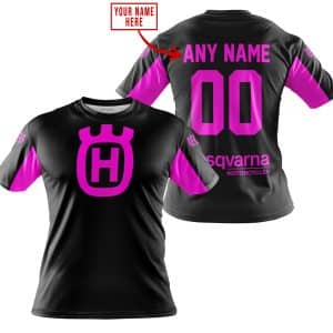 Custom name BraapGirls CUSTOM NAME RACING – LIMITED EDITION – HUSQVARNA – PINK Brands for motocross girls and dirt bike riders - Brands view 2