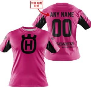 Custom name BraapGirls CUSTOM NAME RACING – LIMITED EDITION – HUSQVARNA – PINK 1 V2 Brands for motocross girls and dirt bike riders - Brands view 2