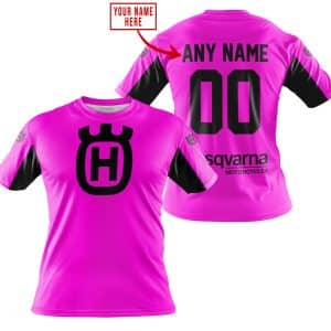 Custom name BraapGirls CUSTOM NAME RACING – LIMITED EDITION – HUSQVARNA – PINK V2 Brands for motocross girls and dirt bike riders - Brands view 3