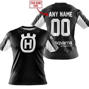 Custom name BraapGirls CUSTOM NAME RACING – LIMITED EDITION – HUSQVARNA – WHITE Brands for motocross girls and dirt bike riders - Brands view 3
