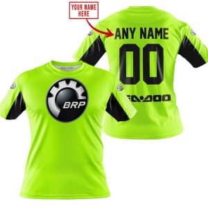 Custom name BraapGirls CUSTOM NAME RACING – LIMITED EDITION – SEA DOO – NEON V2 Brands for motocross girls and dirt bike riders - Brands view 2