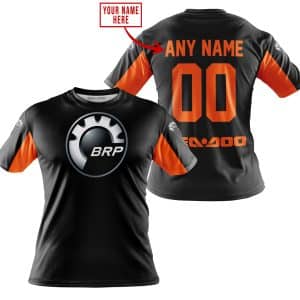 Custom name BraapGirls CUSTOM NAME RACING – LIMITED EDITION – SEA DOO – ORANGE Brands for motocross girls and dirt bike riders - Brands view 2