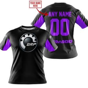 Custom name BraapGirls CUSTOM NAME RACING – LIMITED EDITION – SEA DOO – PURPLE Brands for motocross girls and dirt bike riders - Brands view 2