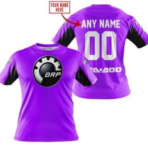Custom name BraapGirls CUSTOM NAME RACING – LIMITED EDITION – SEA DOO – PURPLE V2 Brands for motocross girls and dirt bike riders - Brands view 2