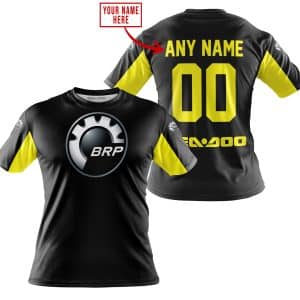 Custom name BraapGirls CUSTOM NAME RACING – LIMITED EDITION – SEA DOO – YELLOW Brands for motocross girls and dirt bike riders - Brands view 2