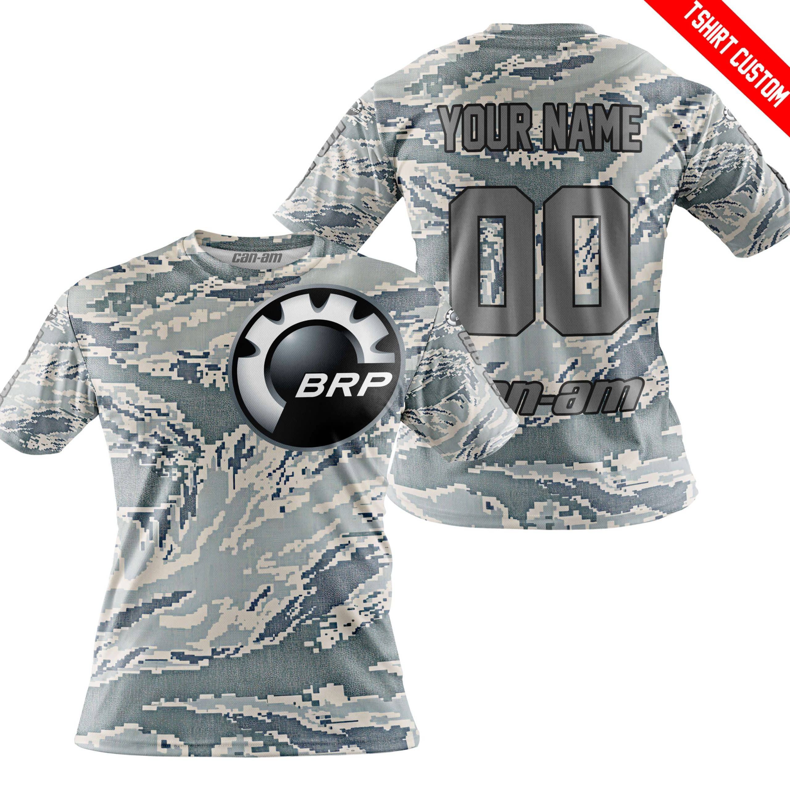 LIMITED EDITION PRODUCTS - US AIR PORCE - CAN AM RACING - CUSTOM NAME - GREY view 4