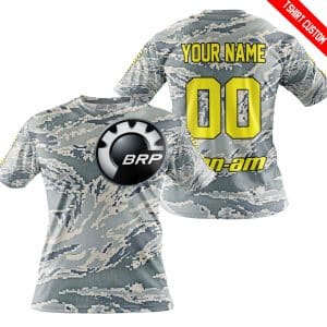 Custom name BraapGirls LIMITED EDITION PRODUCTS – US AIR PORCE – CAN AM RACING – CUSTOM NAME – YELLOW Brands for motocross girls and dirt bike riders - Brand...