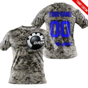 Custom name BraapGirls LIMITED EDITION PRODUCTS – US ARMY – CAN AM RACING – CUSTOM NAME – BLUE Brands for motocross girls and dirt bike riders - Brands view 2
