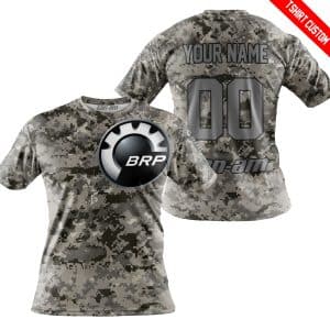 Custom name BraapGirls LIMITED EDITION PRODUCTS – US ARMY – CAN AM RACING – CUSTOM NAME – GREY Brands for motocross girls and dirt bike riders - Brands view 2