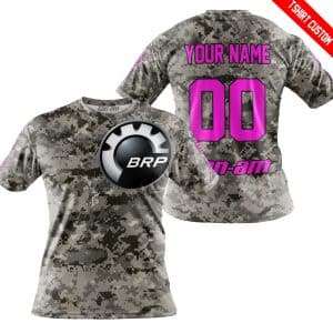 Custom name BraapGirls LIMITED EDITION PRODUCTS – US ARMY – CAN AM RACING – CUSTOM NAME – PINK Brands for motocross girls and dirt bike riders - Brands view 2