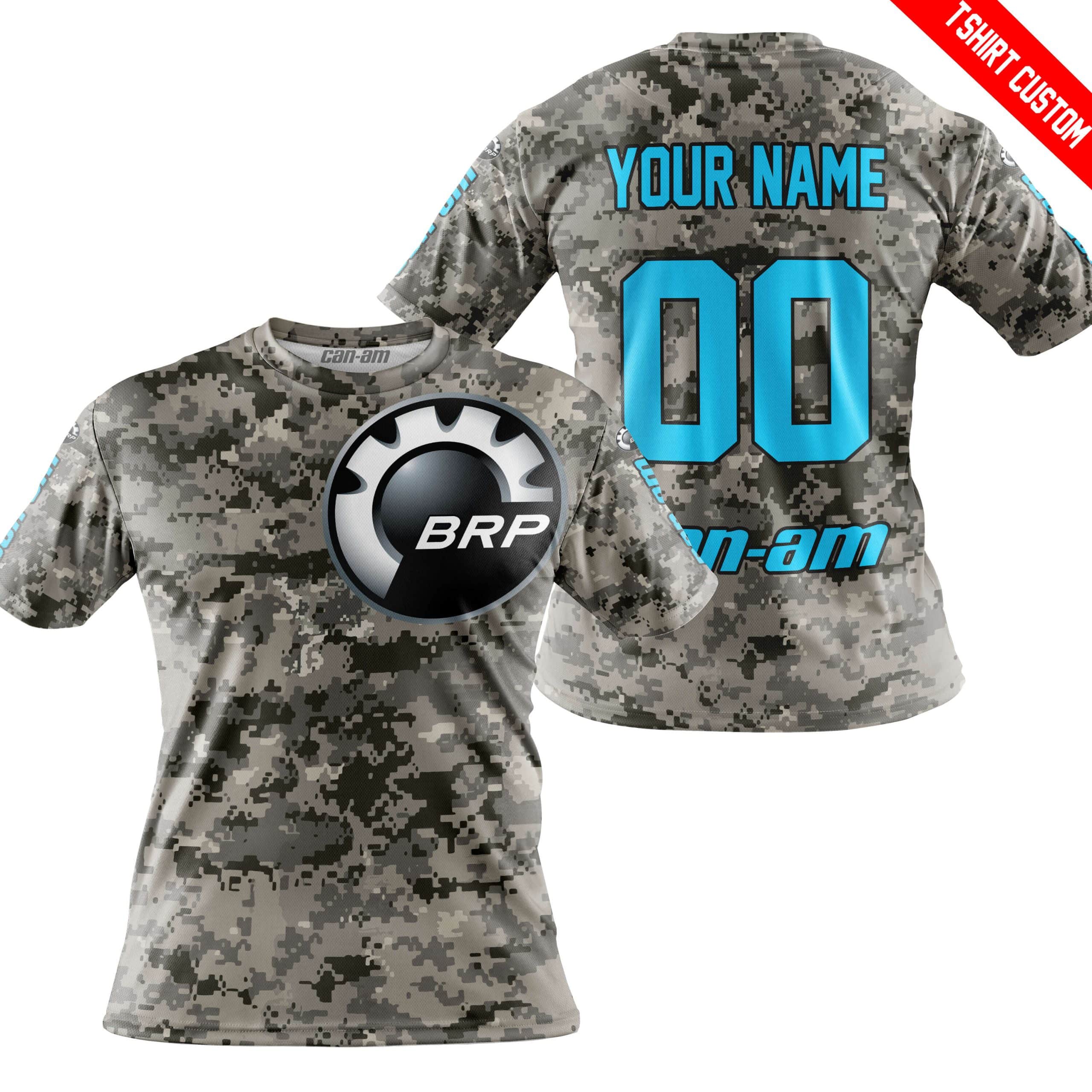 LIMITED EDITION PRODUCTS - US ARMY - CAN AM RACING - CUSTOM NAME - SKY BLUE view 4