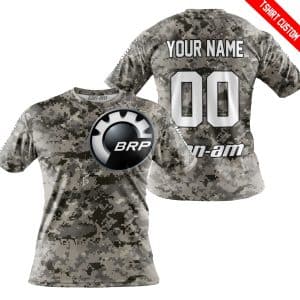 Custom name BraapGirls LIMITED EDITION PRODUCTS – US ARMY – CAN AM RACING – CUSTOM NAME – WHITE Brands for motocross girls and dirt bike riders - Brands view 2
