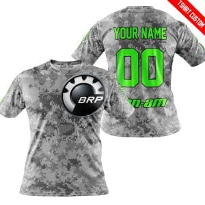 Custom name BraapGirls LIMITED EDITION PRODUCTS – US ARMY V1 – CAN AM RACING – CUSTOM NAME – GREEN Brands for motocross girls and dirt bike riders - Brands v...