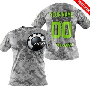 Custom name BraapGirls LIMITED EDITION PRODUCTS – US ARMY V1 – CAN AM RACING – CUSTOM NAME – GREEN 1 Brands for motocross girls and dirt bike riders - Brands...