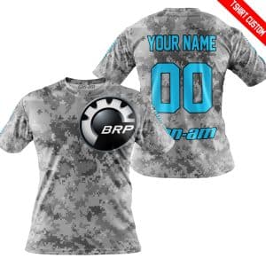 Custom name BraapGirls LIMITED EDITION PRODUCTS – US ARMY V1 – CAN AM RACING – CUSTOM NAME – SKY BLUE Brands for motocross girls and dirt bike riders - Brand...
