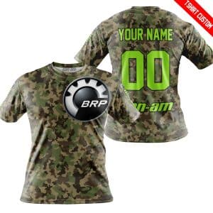 Custom name BraapGirls LIMITED EDITION PRODUCTS – US ARMY V3 – CAN AM RACING – CUSTOM NAME – GREEN 1 Brands for motocross girls and dirt bike riders - Brands...