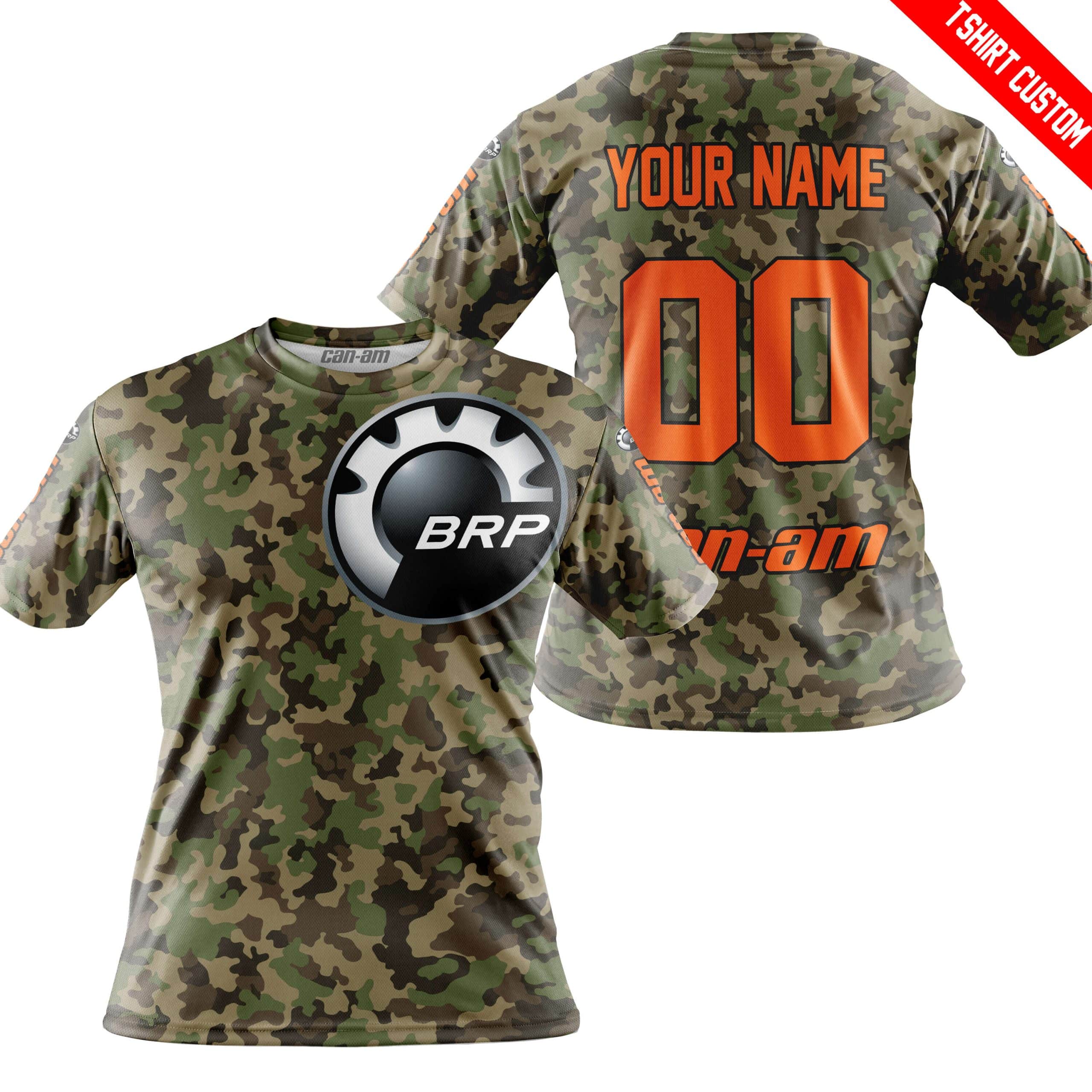 LIMITED EDITION PRODUCTS - US ARMY V3 - CAN AM RACING - CUSTOM NAME - ORANGE view 4