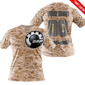 Custom name BraapGirls LIMITED EDITION PRODUCTS – US MARINE – CAN AM RACING – CUSTOM NAME – GREY Brands for motocross girls and dirt bike riders - Brands view 2